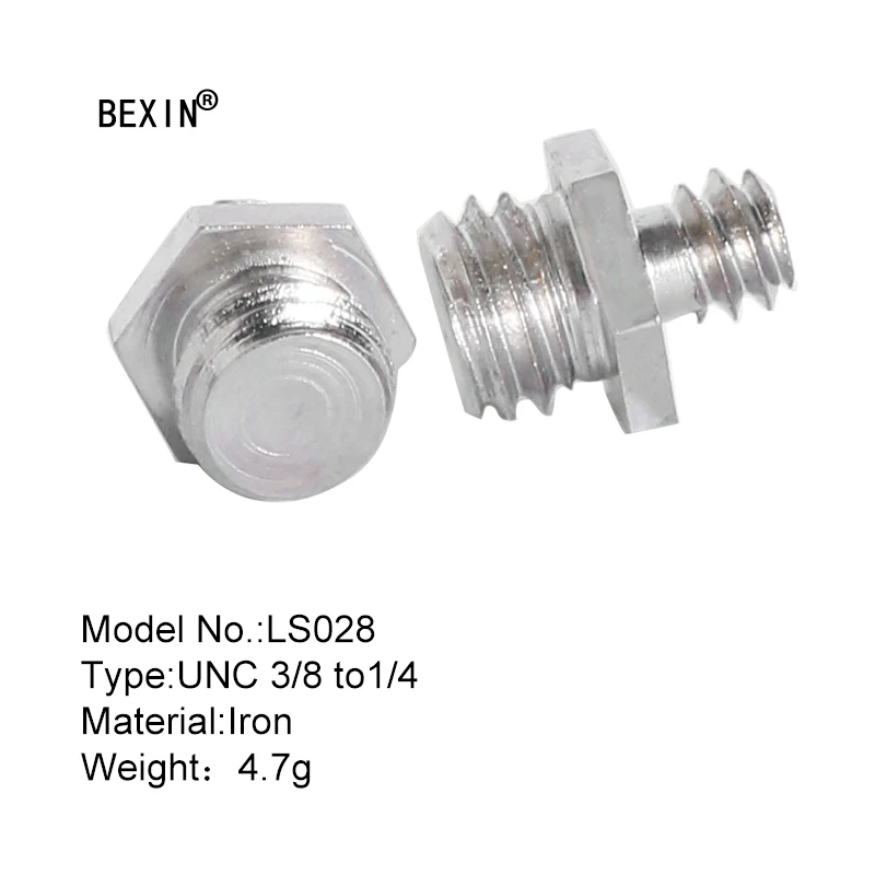 

1/4" UNC &3/8" UNC adapter camera screw for tripod monopod ball head quick release plate