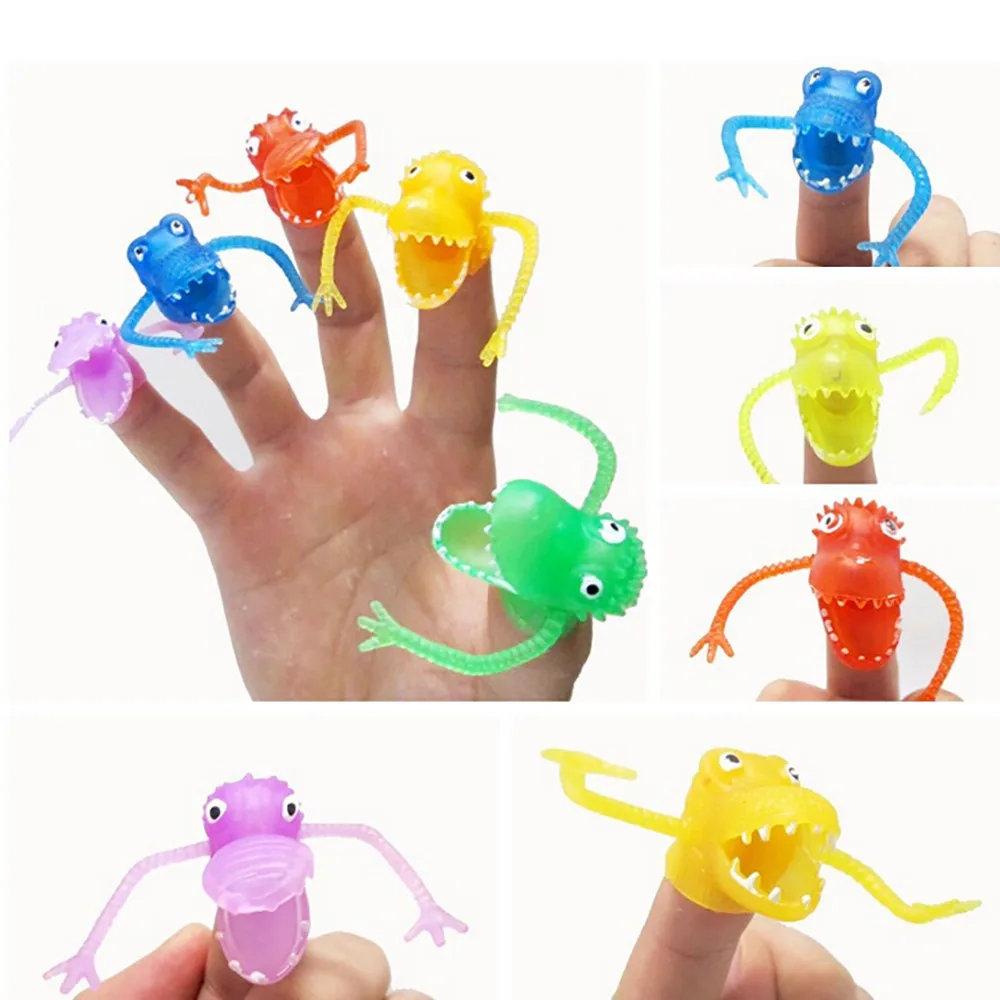 10 шт./компл. пальцевые мини Пластик динозавр пальчиковые игрушки детские игрушки; Прямая поставка