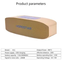 Portable Bluetooth speaker 3D stereo effect HD phone call support TF card mobile power supply FM compatible with IOS and Android