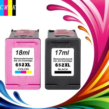 Hisaint картридж для hp 652 652xl совместимый для hp deskjet 1115/2135/2136/2138/3635/3636/3835/4535 принтер