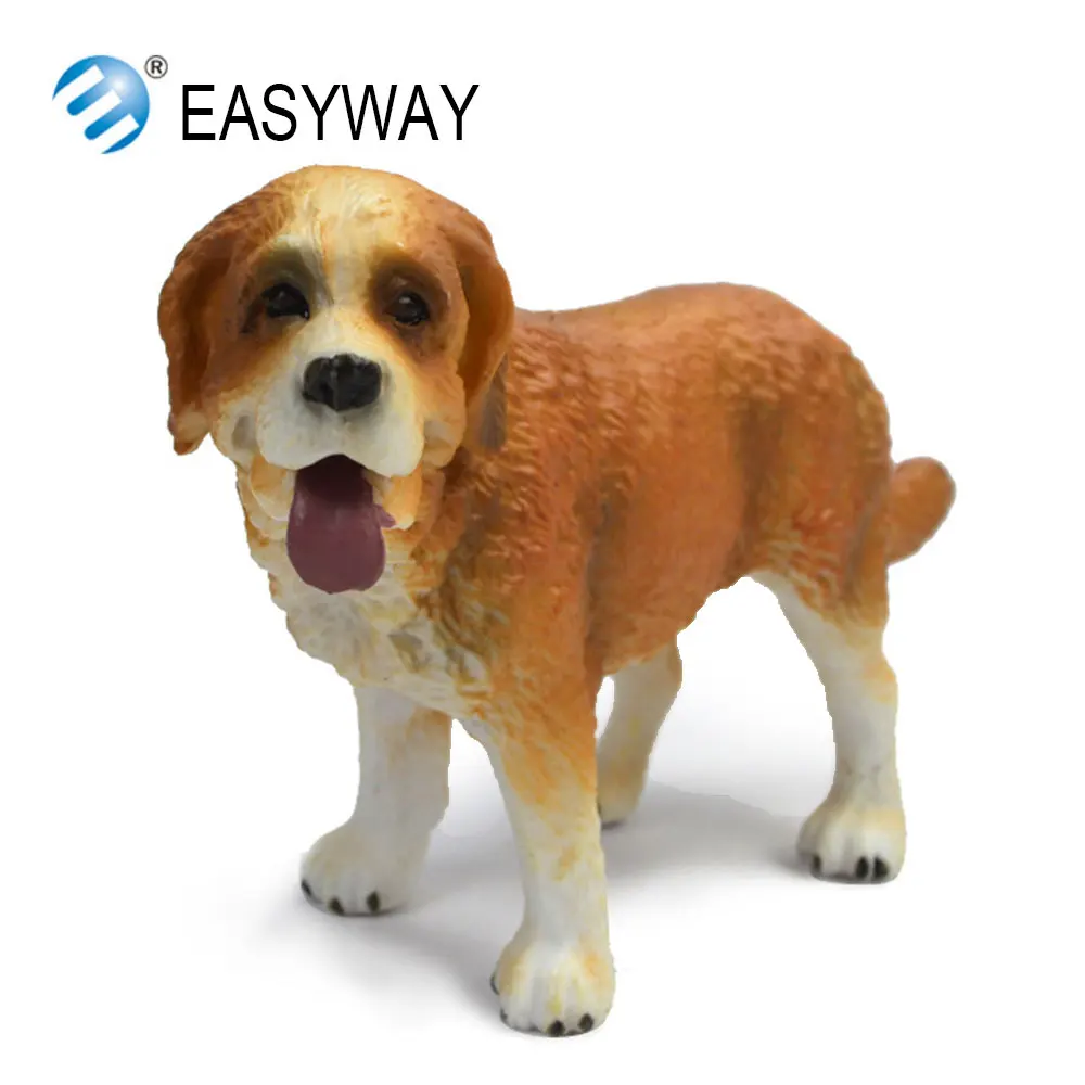 EASYWAY оригинальные фермерские животные пластиковая собака Бернард модель мини