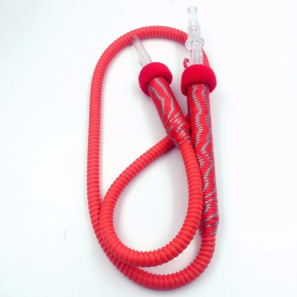 Arabian Hookah Chicha Shisha Hose Acrylic Connector Smoking Pipe 1.8M