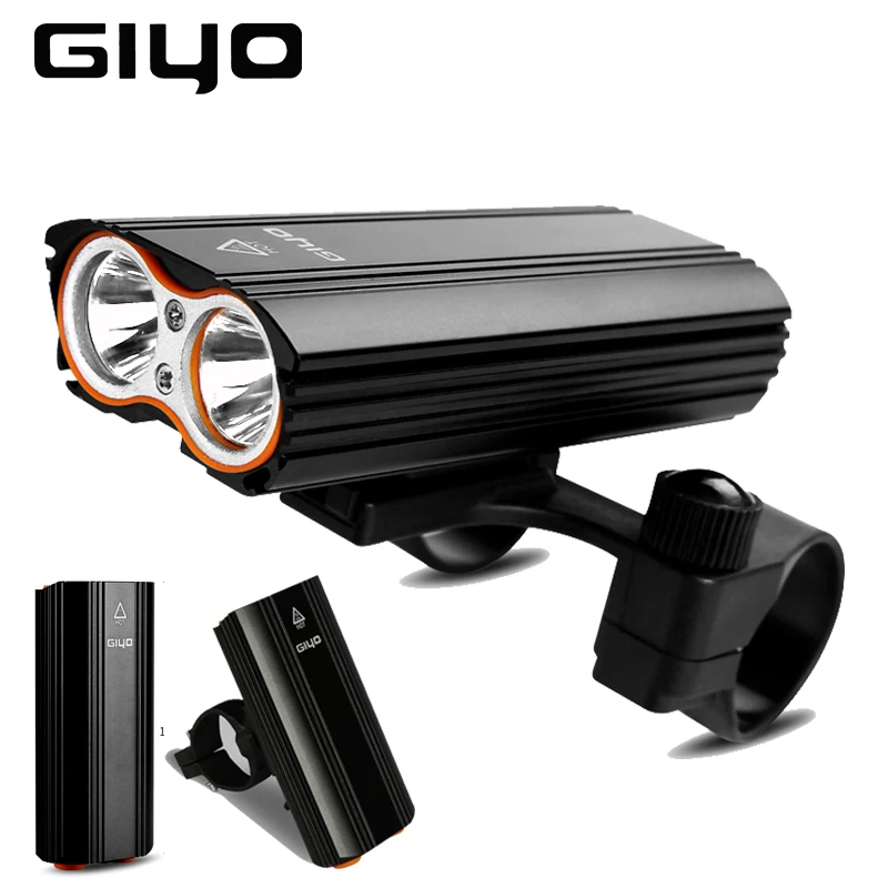 Передний велосипедный светильник GIYO для велосипеда 2400лм, головной светильник T6, светодиодная велосипедная лампа, фонарь, светильник-вспышка для горного велосипеда или шоссейного велосипеда