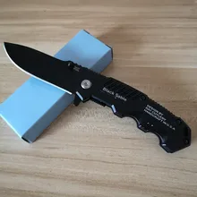 Тактический холодный черный складной нож для кемпинга, охоты, походов, выживания, кухни, фруктов, карманный нож для открывания букв, ножи для самозащиты на открытом воздухе