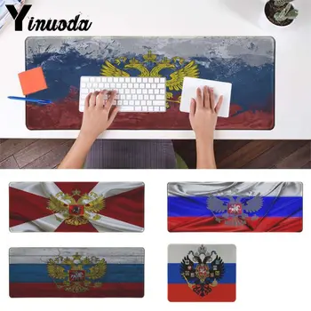 

Yinuoda russia Flag coat of arms game Rubber PC Computer Gaming mousepad Computer Laptop Anime extended mouse pad muismat gaming