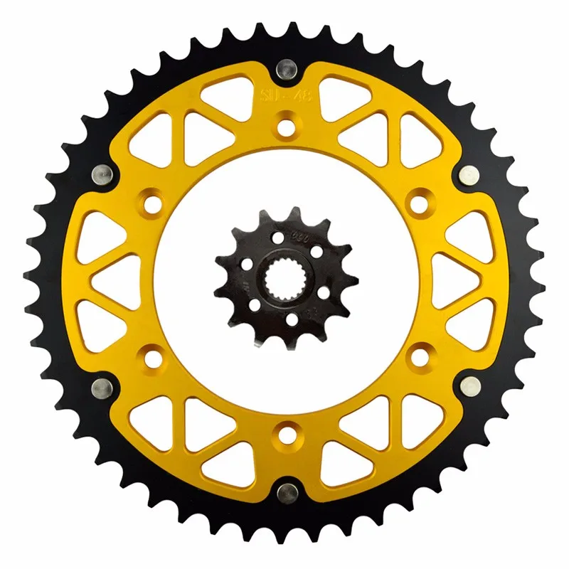 13/45 46 47 48 49 51 52 T Motorrad Vorne und Kettenrad Kit Für SUZUKI RM 125 1987-2011/RM-Z 250 2007-2012
