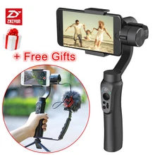 Zhiyun Smooth Q Gimbal Kit 3-Axis Handheld Video Stabilizer Steadicam APP control for iPhone Gopro action camera live streaming