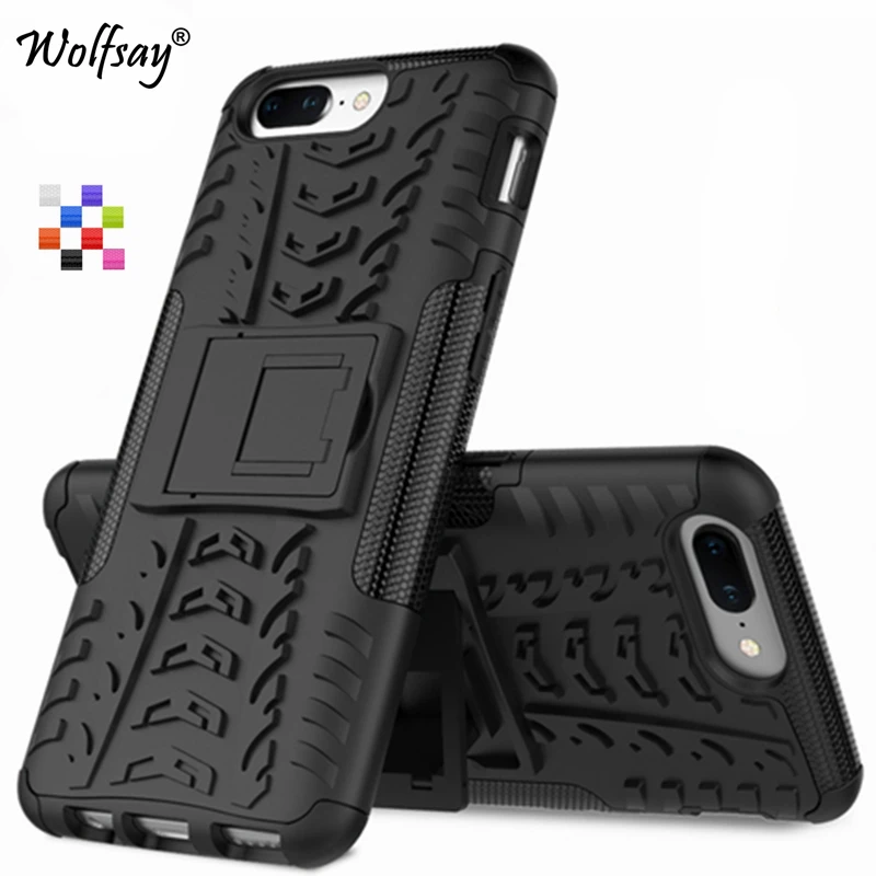 

Wolfsay case for Oneplus 5 Case Soft Rubber & Plastic Case For One Plus 5 Cover For Oneplus 5 A5000 5.5" Stand Fundas #
