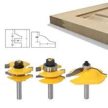 Высокое качество 8 мм хвостовик поднятая панель двери шкафа маршрутизатор Набор бит дерево резак фрезы 3 Бит Ogee деревообрабатывающие фрезы