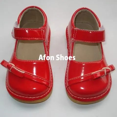 red baby dress shoes