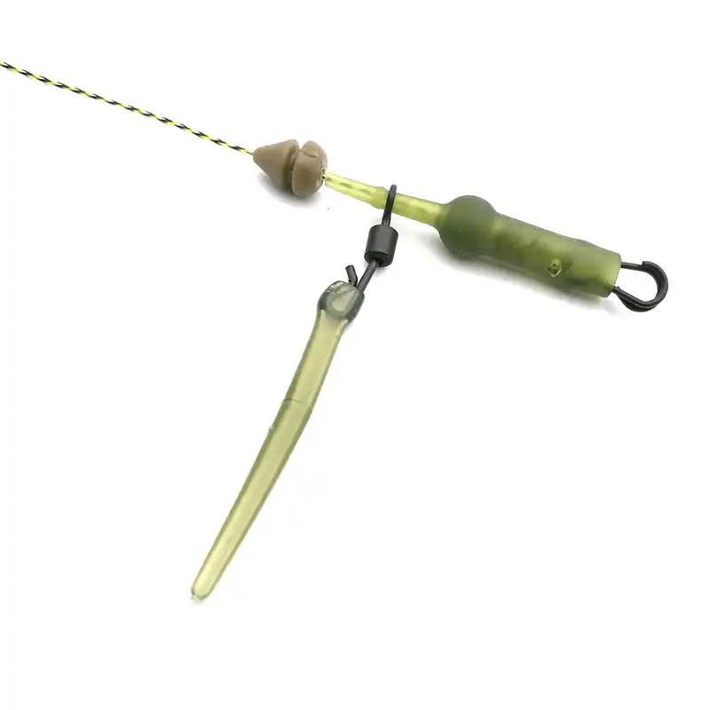50Pcs Carp Fishing Chod Rig Sleeves Lead Clip Slide Heli Rigs Coarse Car/_lk