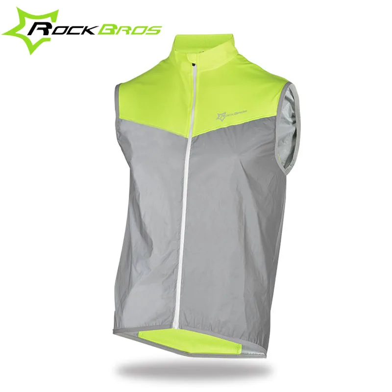 ROCKBROS Cycling Vest Sportswear Reflective Cycling Vest Windproof