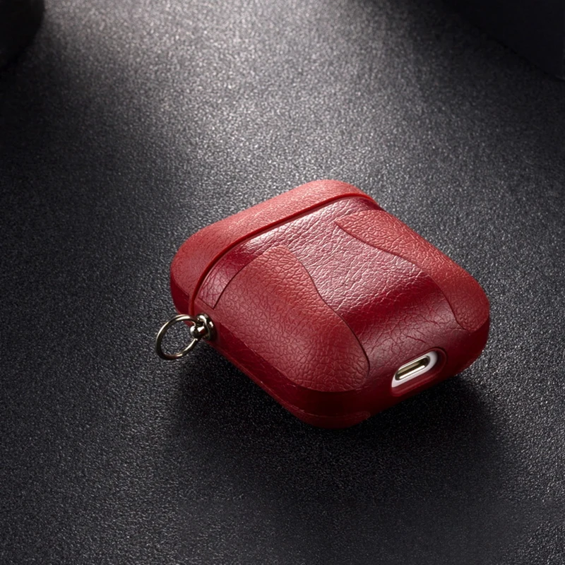 For Airpods Accessories Case For Airpods Leather Cover For Apple Earphone Earpods Protective Skin For Airpods Cases Shell (6)
