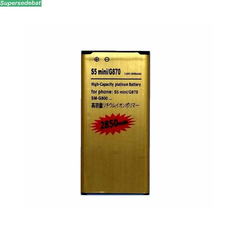 Аккумулятор для телефона Samsung Galaxy S5 Mini SV G870 SM G800 G800F G800H G870A G870W no NFC заменяемый