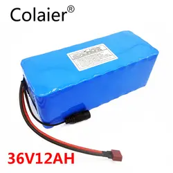 Colaier Электрический аккумулятор для велосипеда 10S4P 36 V 12ah 500 W высокой мощности и емкости 42 V мотоцикл Скутер с BMS