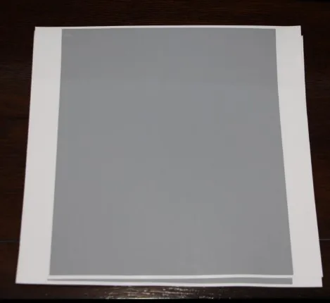 

20 Sheets Big Scratch Off Sticker 200x235mm Silver Color Blank For Postcard Cover Stationery Message Sticker