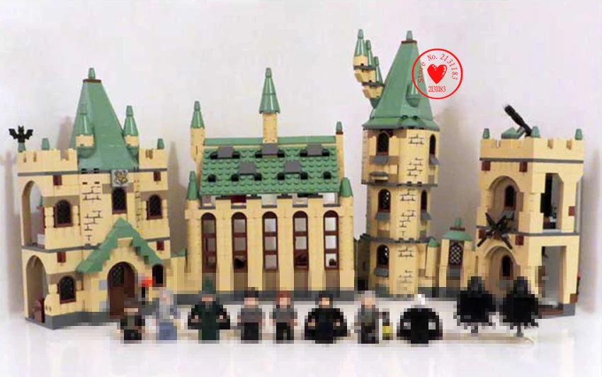 

New harry potter Movies fit legoings harry potter Hogwarts catle figures creative Building Block Bricks 4842 gift kid toy boy