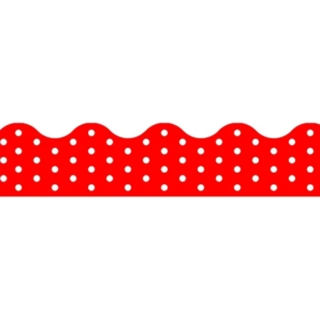 Trend Enterprises Inc. T-92663 Polka Dots Red Terrific Trimmers (1)