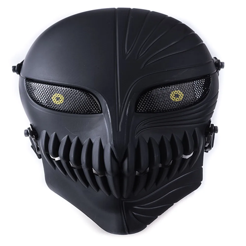 

TACTICAL AIRSOFT PAINTBALL CS WAR GAME FULL FACE PROTECTIVE SKULL MASK MULTI COLORS