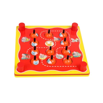 

Wooden Matching Game Children's Elephant Memory Chess Parent-child Interaction Children's Educational Toys
