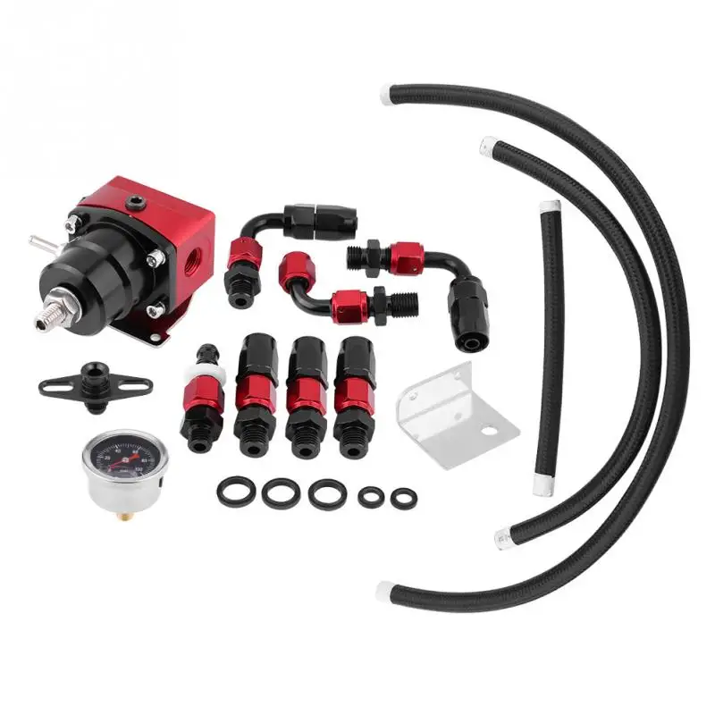 1 set Universal Kit Oil 0-100psi Gauge AN 6 Fitting End Oil Pressure Regulator Auto Replacement Parts 1 set Universal Kit Oil 0-100psi Gauge AN 6 Fitting End Oil Pressure Regulator Auto Replacement Parts