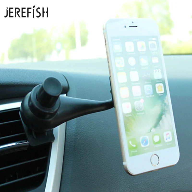 360 Rotation Magnetic Air Vent Car Mount Holder Cradle Universal Car phone Holder Magnet Stand For iPhone 8 GPS