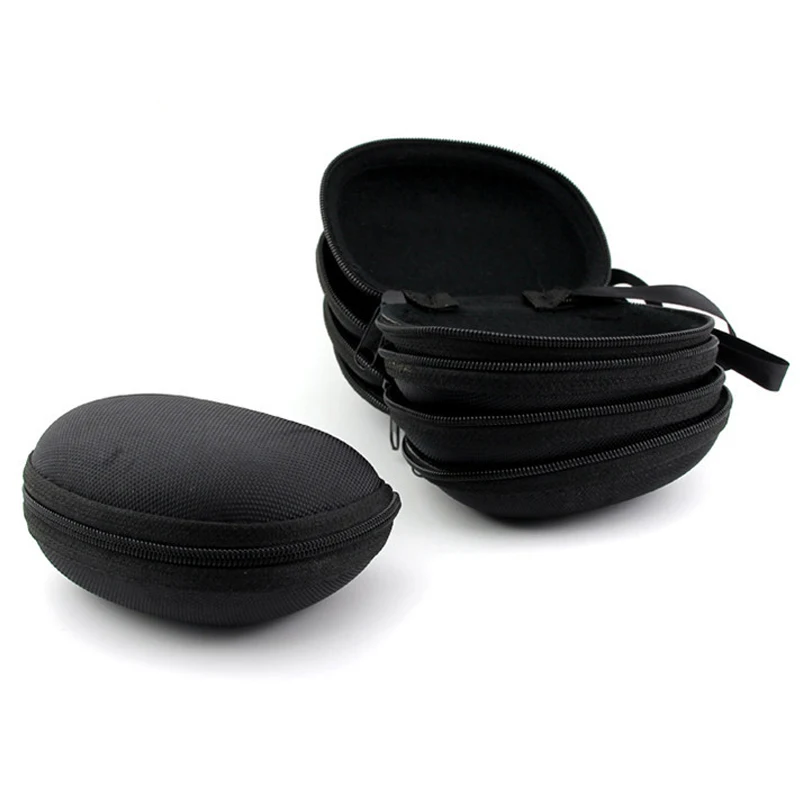1pc Multi Function Portable Folding Sunglasses Storage Box Lanyard With Zipper Compression Glasses Case Eyewear Protection Box