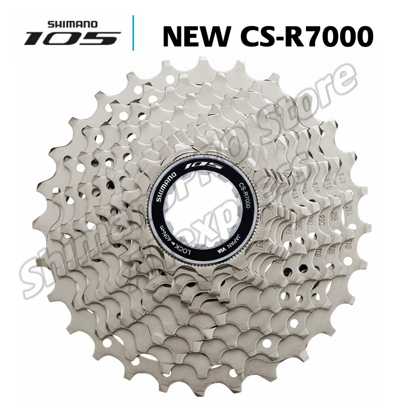 

SHIMANO NEW 105 CS-R7000 Cassette 11-speed, R7000 Road Cassette CS-R7000 / CS-HG700, 11-28T / 11-30T / 11-34T