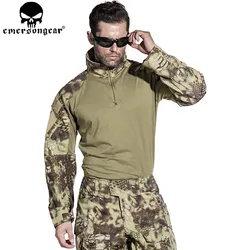 EMERSONGEAR-camisa de combate del ejército militar, camisa táctica de Airsoft, camuflaje militar, Mandrake EM8593, G3