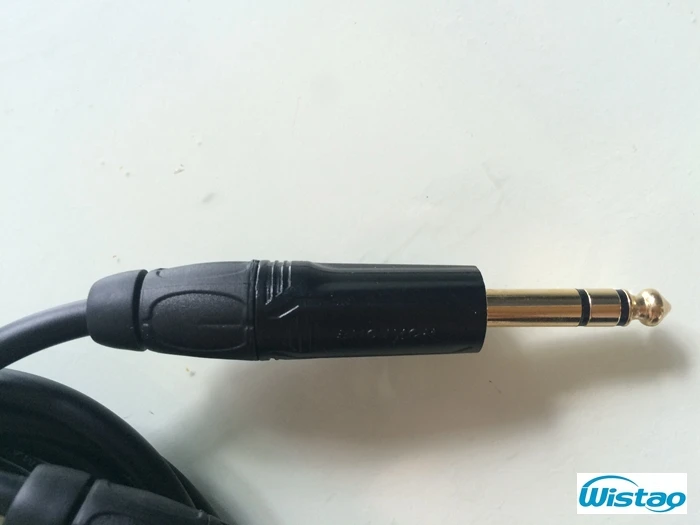 1pc IWISTAO HIFI TRS Balanced Signal Cable Record Canare Professional Broadcast Cable Manual 6 5mm for Headphone Monitor Speaker