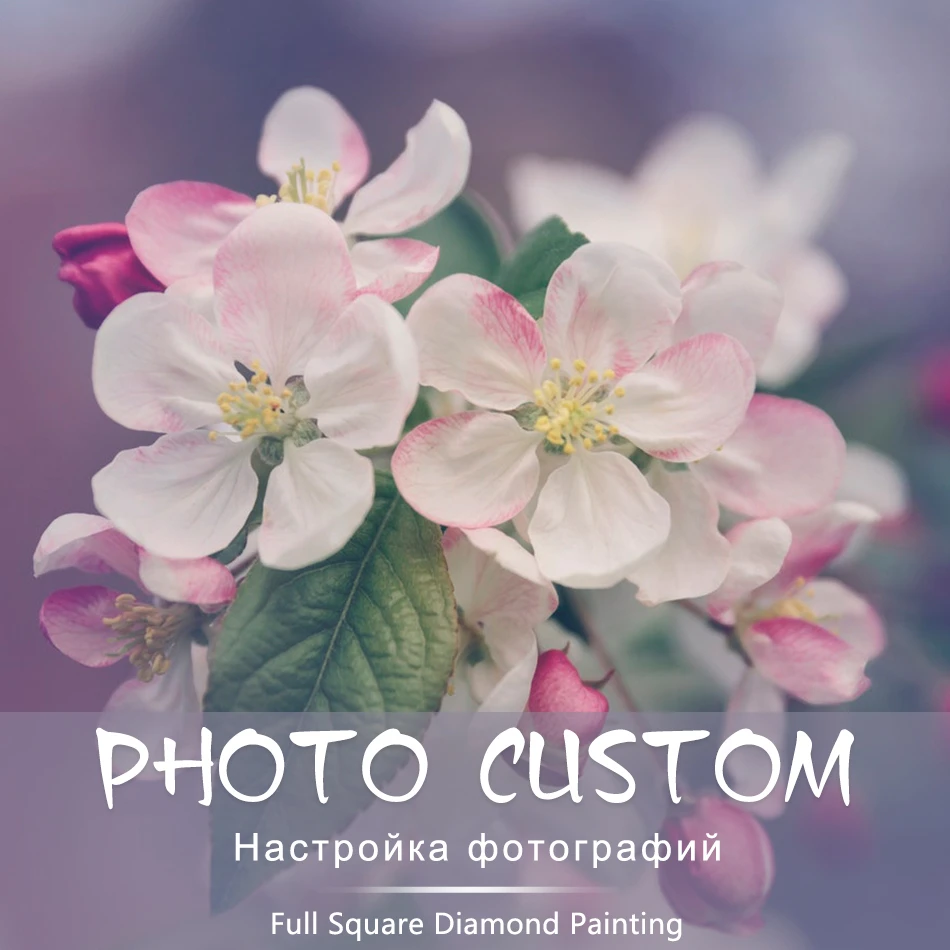 

SaShiKo Flowers Photo Custom Diamond Painting Full Square Picture of Rhinestone DIY Diamond Mosaic Diamond Embroidery Sale