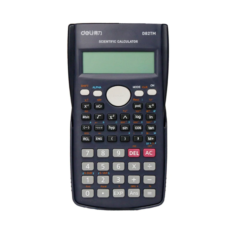 1 قطعة ديلي D82TM آلة حاسبة علمية متعددة الأغراض طالب وظيفة الكمبيوتر الهندسة اختبار خاص المحمولة حاسبة