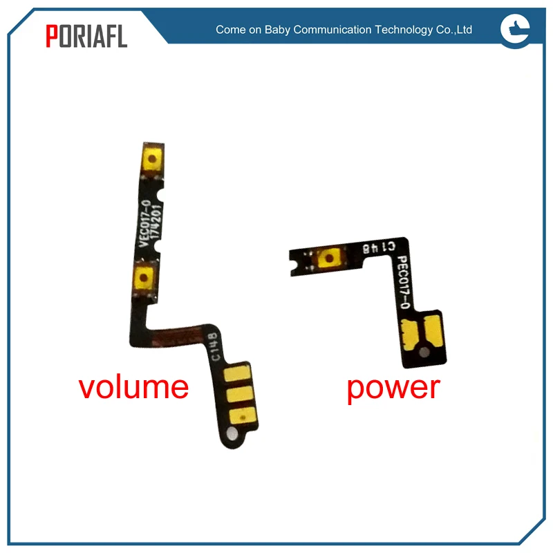 for oneplus 5 oneplus5T Volume button with power on off Flex Cable 