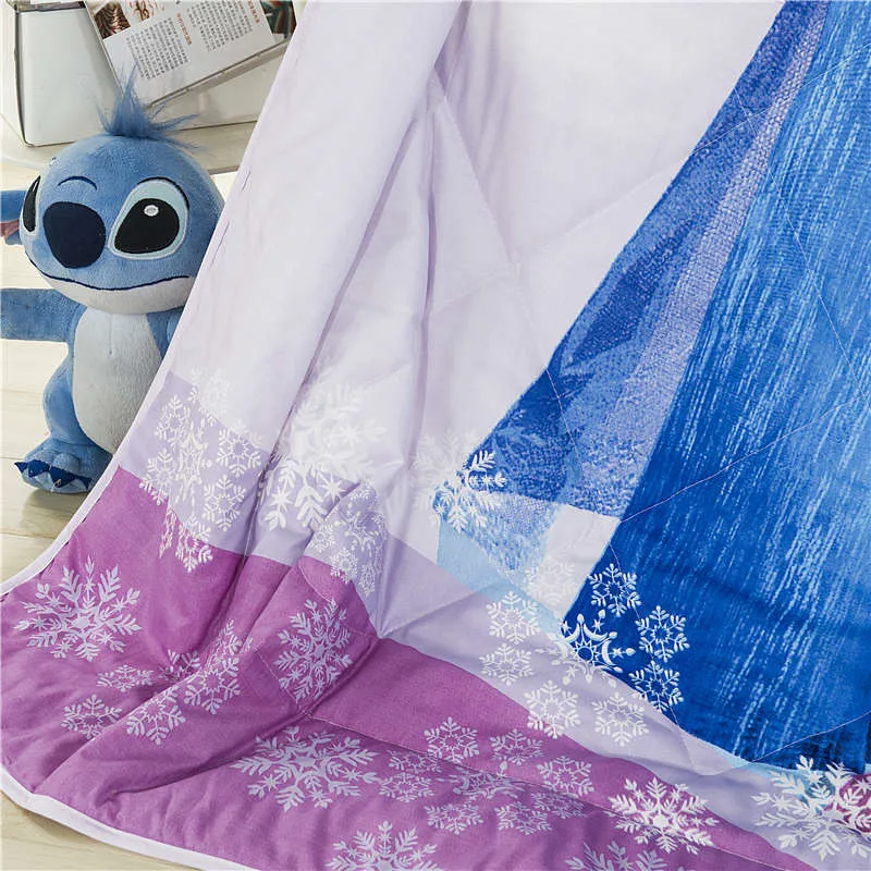 Disney Аутентичное замороженное одеяло принцессы одеяла летние хлопковые тканевое одеяло постельные принадлежности для маленьких девочек Детская кровать
