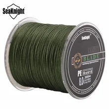 SeaKnight 8 нитей 300 м Рыбалка линии Плетеный ЧП линия комплексная плетеные Провода 20-120LB сильное сопротивление истиранию морской