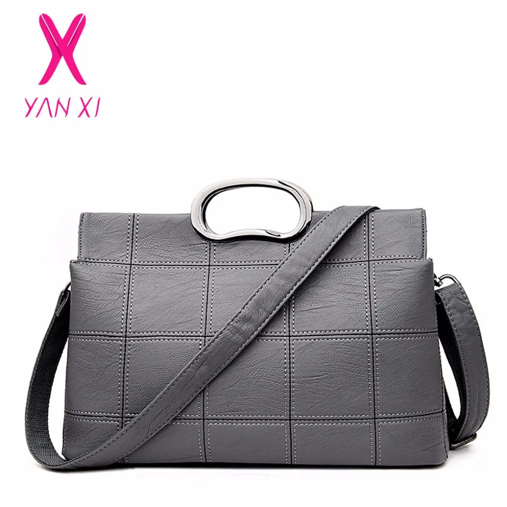 

YANXI New Factory Outlet High Quality PU Leather Fashion Lady Shoulder Messenger Bag Luxury Handbags Women Designer Makeup Bags