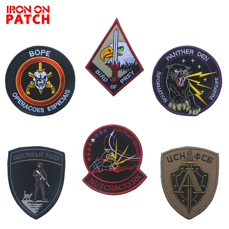 Хищной птицы Щелкунчики пантера заплата вышивки Тактический в стиле армии США