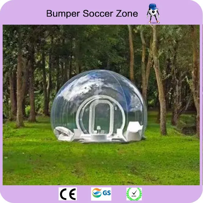  Free Shipping Outdoor Inflatable Camping Bubble Tent Inflatable Lawn Dome Tent Inflatable Tent Tran