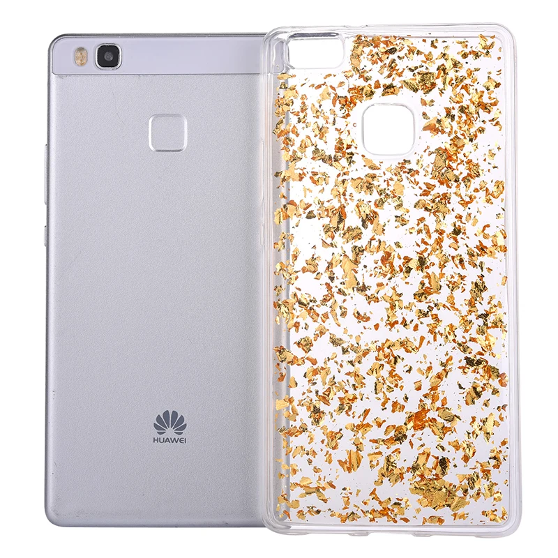 Glitter shining flakes silicone case huawei P9 Lite,P10 Lite (10)