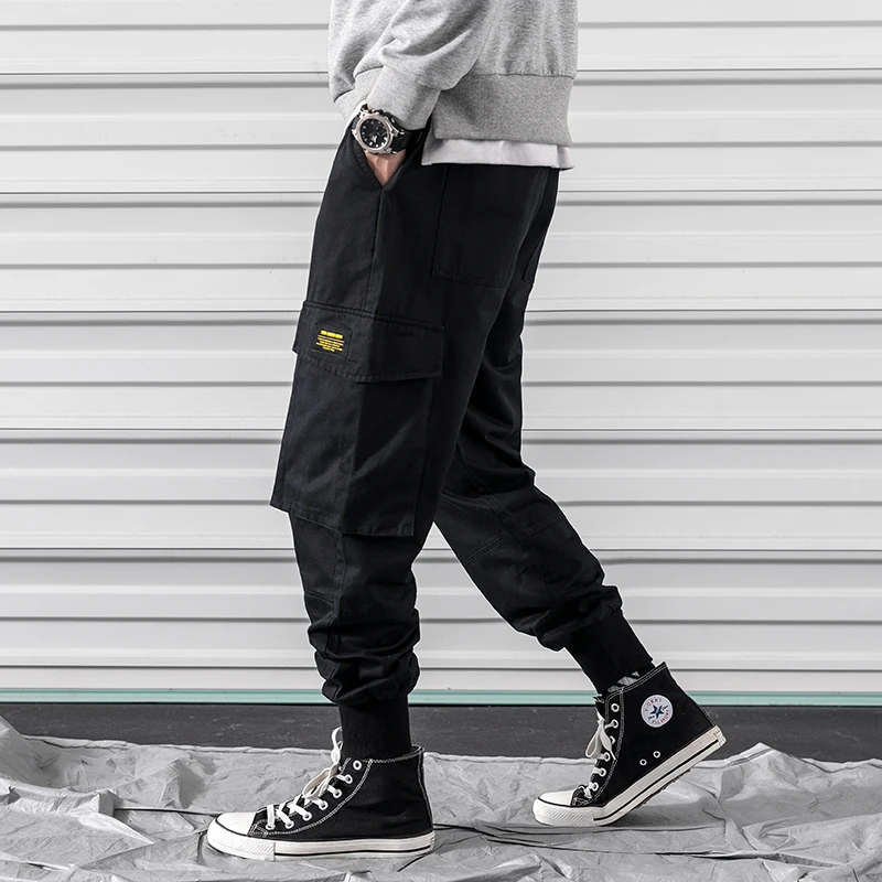 M-3XL 2019 Spring Track Pants Men Sweatpants Mens Joggers Pants Cargo Camo Tactical Harem Pantalon Chandal Hombre