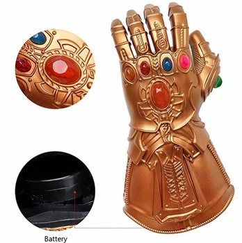 

Thanos Infinity Gauntlet Marvel Legends LED Gauntlet Glove Avengers Cosplay Prop