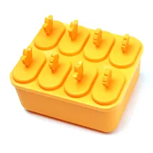 8 решетка эскимо с цветком палку площади Мороженое форма для дома вечерние ice производитель кубиков лоток Батон Glace Кухня Accesssories