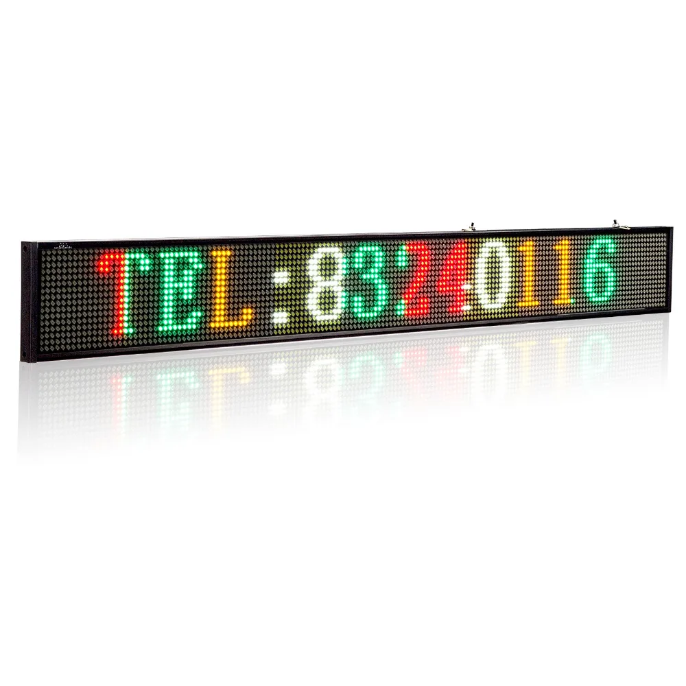 P5 16*160 SMD LED знаки 32 "х 3.7"-витрины Доски для записей, программируемые Прокрутка Дисплей-идеальное решение для рекламы