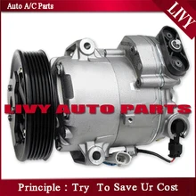 CVC6 AC компрессор для Защитные чехлы для сидений, сшитые специально для Opel Astra J 1,4 Turbo 2009 2010 2011-Opel Meriva B 1.4L 2010 13250608 13271268 13395695 1618063 1618424