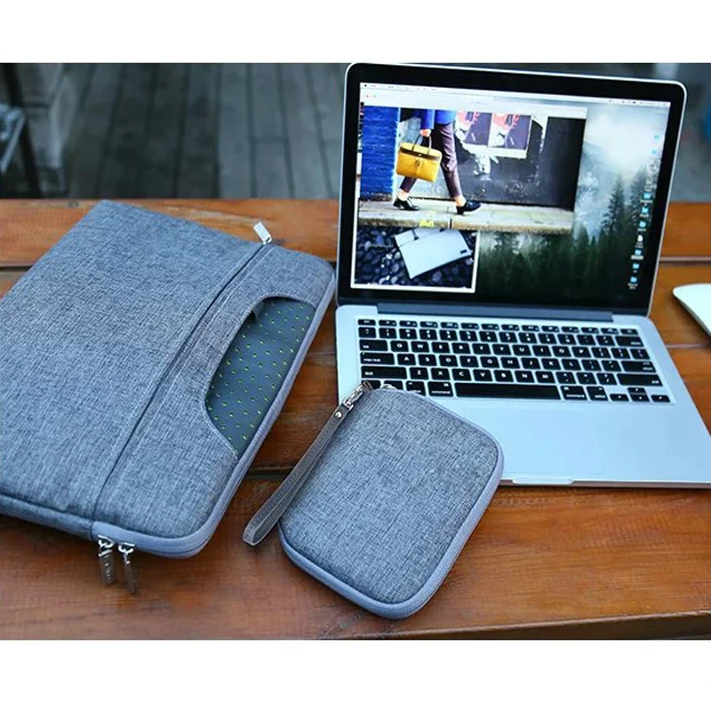 15,6 дюймов Сумка для ноутбука Macbook Air 13 Чехол большой емкости Толстая сумка для ноутбука 13,3 дюймов Сумка для Macbook Pro 13 15 дюймов