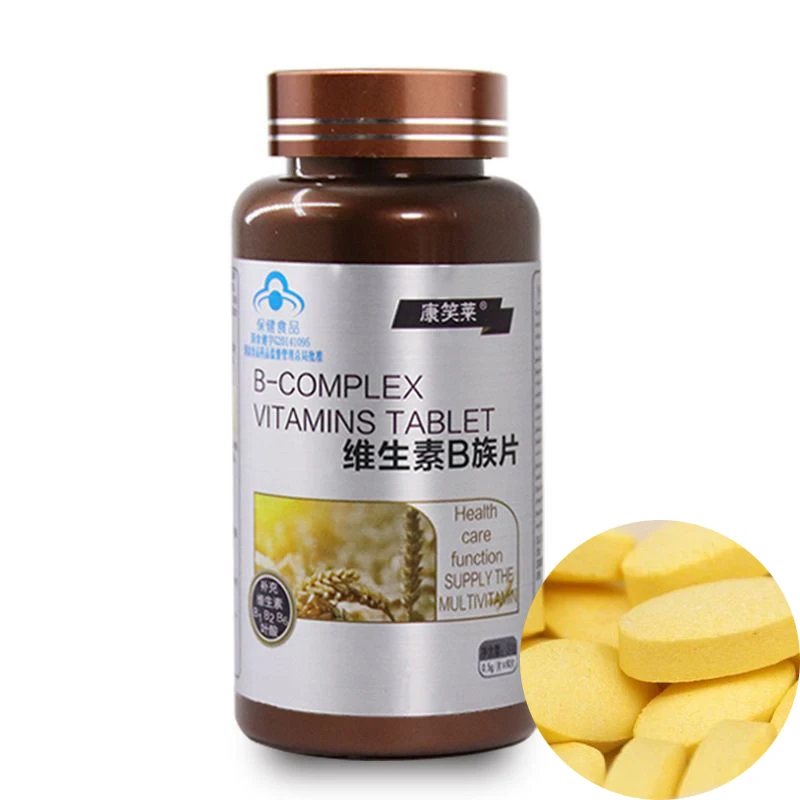 

60pcs Pure Natural Multivitamin B Adult VB, vitamin B1 B2 B6 B12 use for Relieve Fatigue Digestion Prevent Hair Loss Care Hair