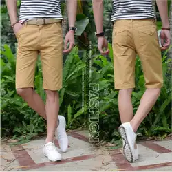 Лето 2018 тонкие корейские мужские средние брюки с повседневными штанами YE340