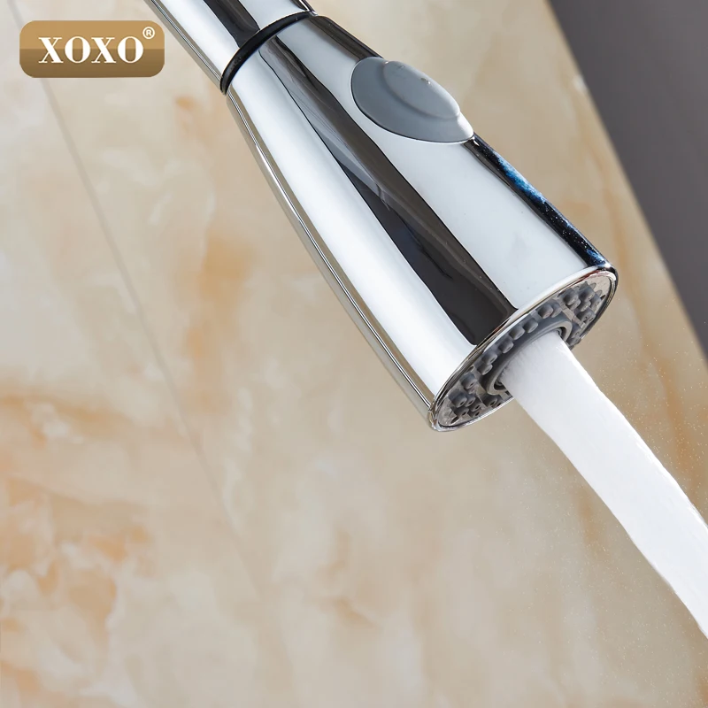 XOXOFree домашний распылитель для ванной ручной душевой кран Выдвижная сменная душевая головка для кухни Mutifuction душ