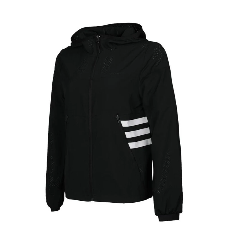 Original New Arrival Adidas Neo Label W CS WINDBREAKE Women's jacket Hooded Sportswear