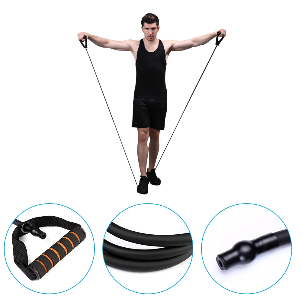 Buy 120cm Elastic Resistance Bands Muscle Waist Belt